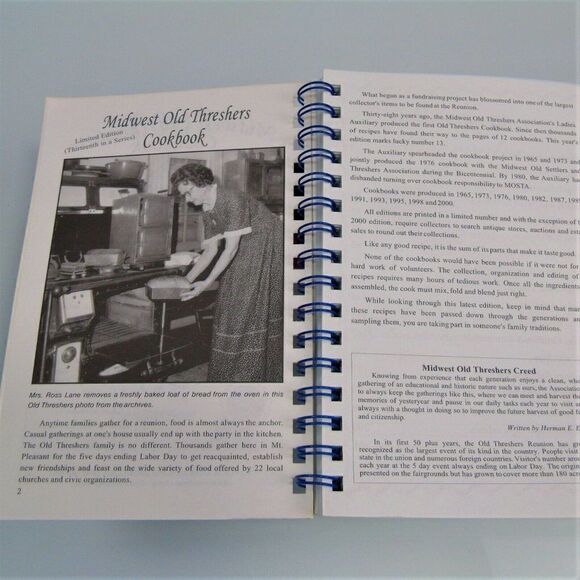 Midwest Old Threshers Vintage Cookbook 2003 - Picture 4 of 12